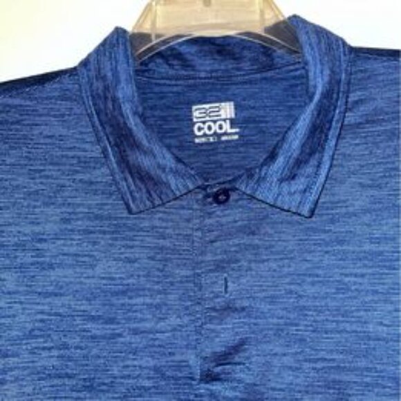 Like new, Men’s Blue Polo Shirt by 32 Degrees Cool, XL - Picture 4 of 10